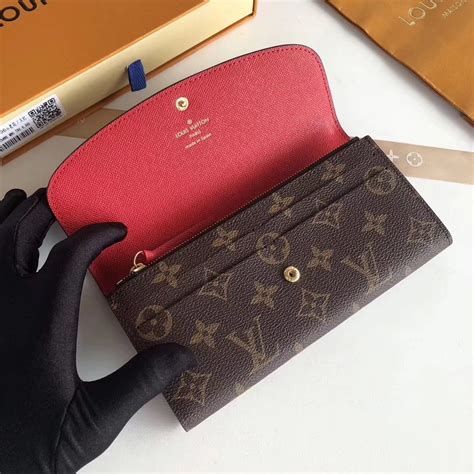 see louis vuitton women's long emilie wallet